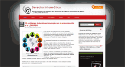 Desktop Screenshot of blog.derecho-informatico.org
